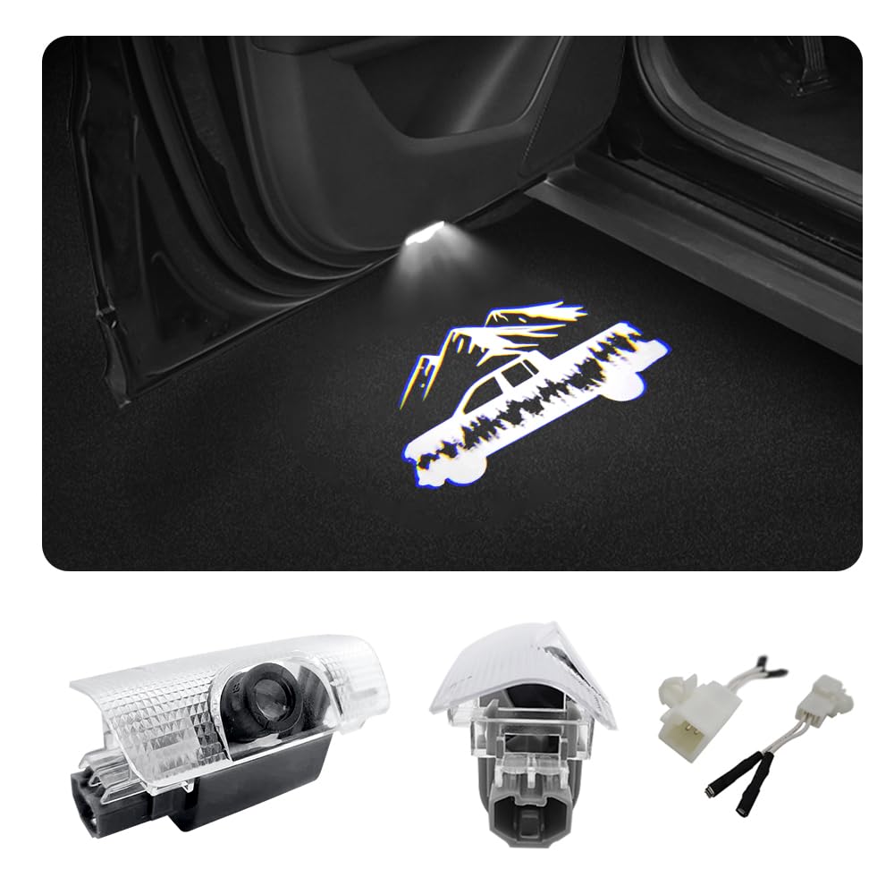 Amazon.com: 2 PCS LED Car Door Logo Lights Compatible for